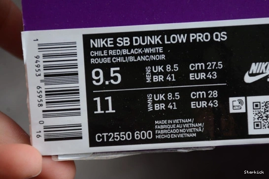 Frame Dunk Low x CT2550-600 Skate Nike SB 1108